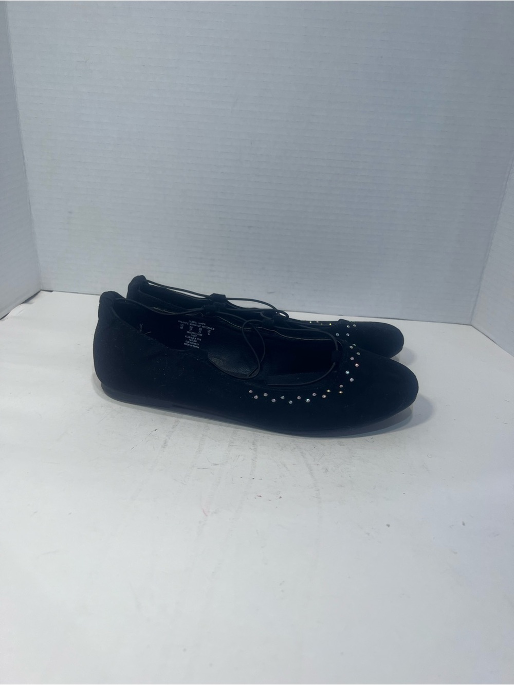 Piper Black Studded Ballet Flats